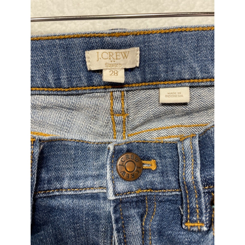 J Crew Stretch Womens size‎ 28 Denim Jeans - Picture 11 of 12